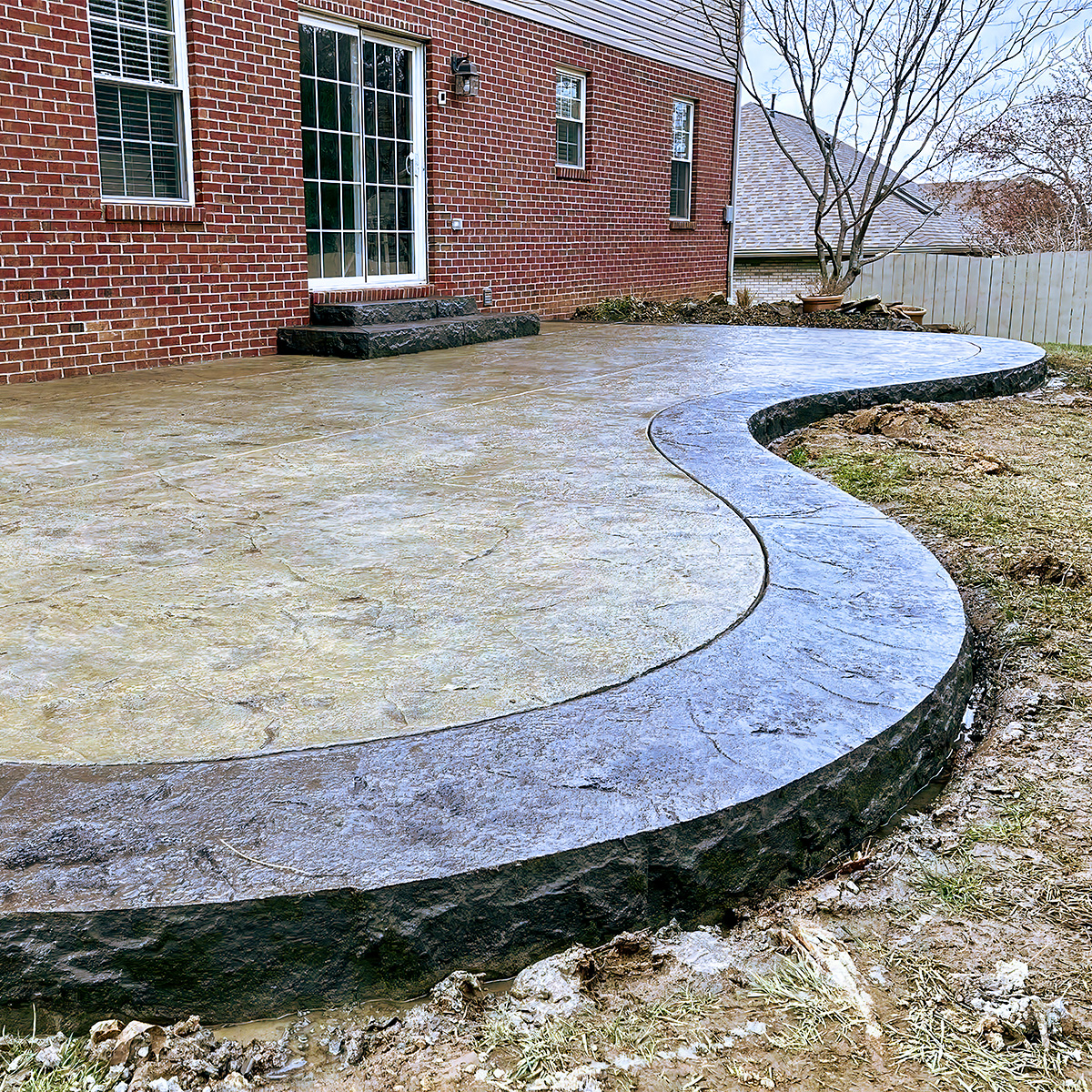 Image showcasing Concrete Services Evansville, IN | Neil Lynn Concrete - Texture Mat ...